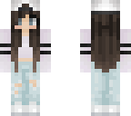 april with a hat