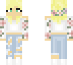 blonde short hair