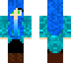 blue girl