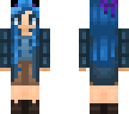 blue girlskin