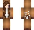 chibi brown-haired deer girl