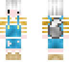 chibi overall wolf boy