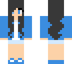 cute blue girl