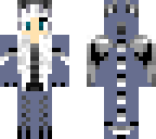 dark and light dragon girl