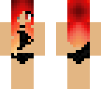 demon in black bathing suit