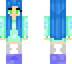 edited blue haired girl