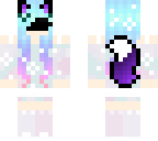 frost fox or wolf girl