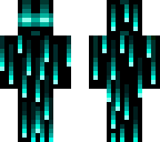 neon blue matrix