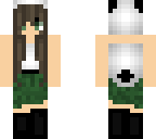 panda girl in dress