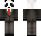 panda in a suit