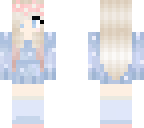 pastel girl winter