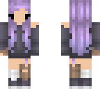 purple hair chibi