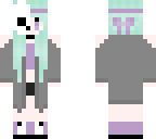 purple skeleton girl