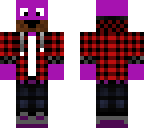 barney with plaid