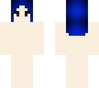 blue haired skin base