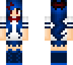 blue school girl