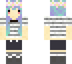 flower crown pastel chibi