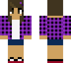 me with purple flannel