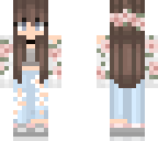 pink flower girl