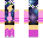 pink galaxy girl