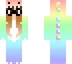 rainbow dinosaur girl