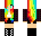 rainbow girl