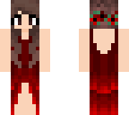 red dress