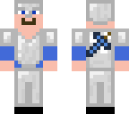 warrior with small diamond sword