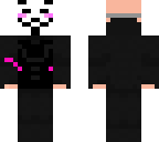 black and pink