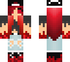 bloddy hald herogirl with entity eyes