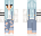 girl with overalls