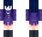 maki with blue hair