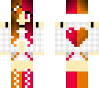 orange and pink