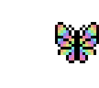 rainbow butterfly