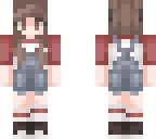 red and overalls