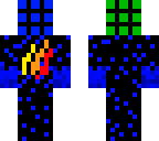 rubik's cube man version blue