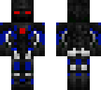 blue and red robot