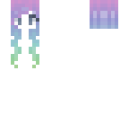 cute hair base  purple blue
