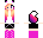 pink fox girl
