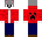 red hoodied wolf