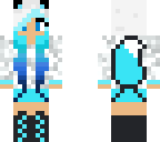 true blue wolf girl