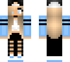 cute blue tomboy