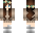 flower crown brunette