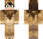 lion guy onesie with green eyes and brown hair