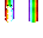rainbow hair base