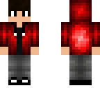 teen boy red jacket