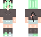 kawaii mint cat
