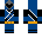 power ranger ninja steel blue