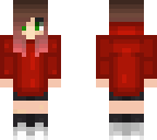 random red sweatshirt girl edited