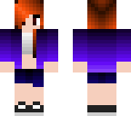 teenage girl purple
